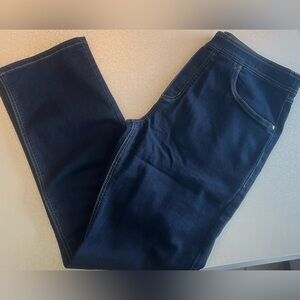 pajama jeans | ladies pull on boyfriend jeans. Size: MD